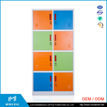 Luoyang Mingxiu Used Metal Lockers Sale / 8 Door Metal School Locker